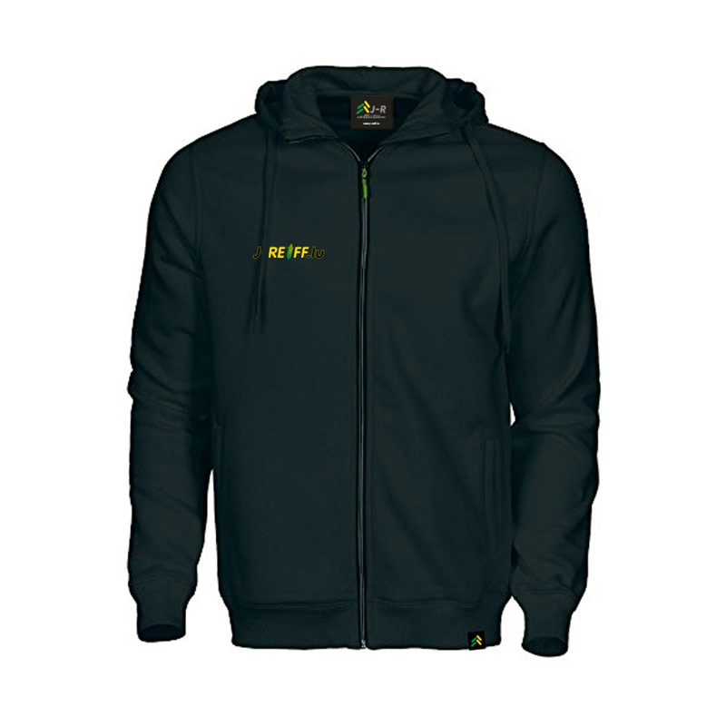 Veste à capuche avec logo en noir